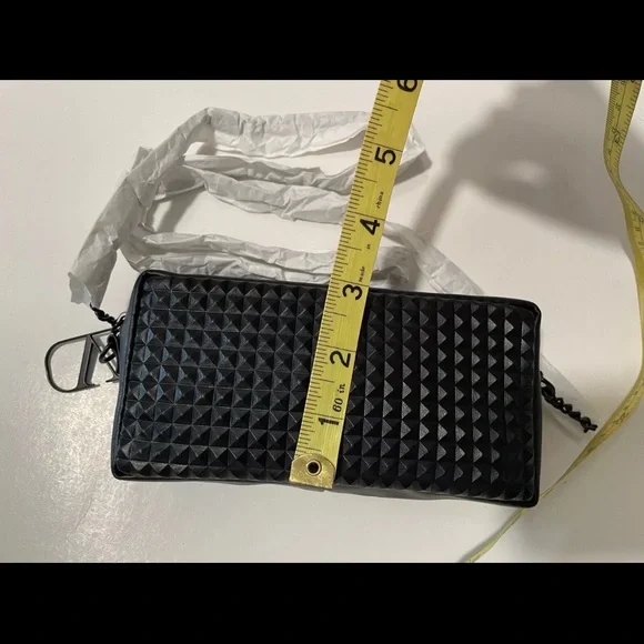 VALENTINO Black Chain Crossbody Bag - Picture 5 of 10